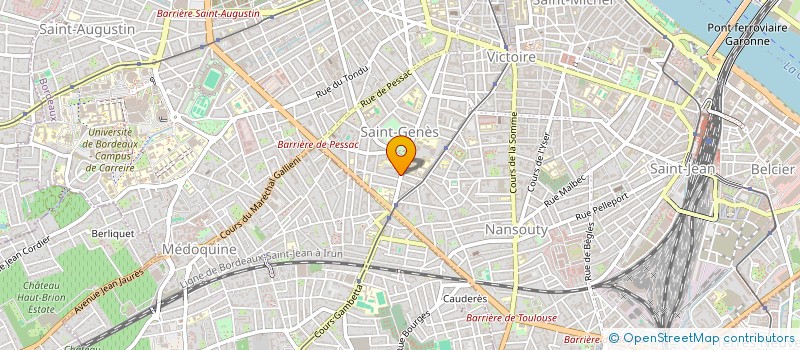 localisation de l'entreprise SC. EXPERT à BORDEAUX