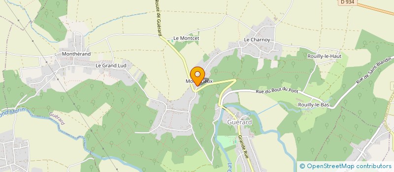 localisation de l'entreprise SC EXPLOIT FONC RURALE SCEFER à GUERARD