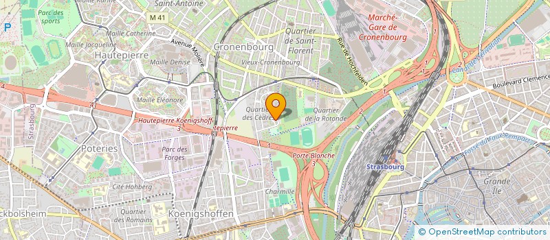 localisation de l'entreprise SC EXSAKONE à STRASBOURG