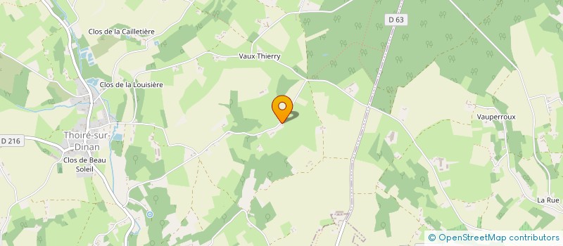 localisation de l'entreprise SC F ET M P  CHENU