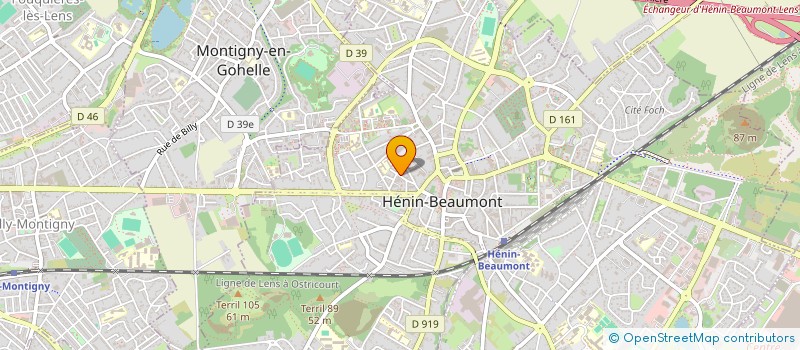 localisation de l'entreprise SC F.L.A à HENIN-BEAUMONT