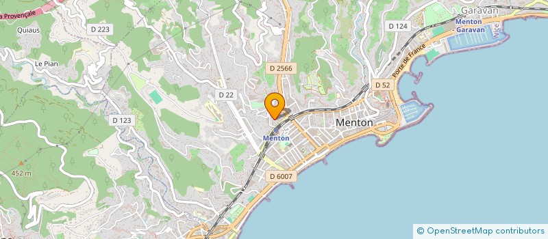 localisation de l'entreprise SC FACS  MENTON