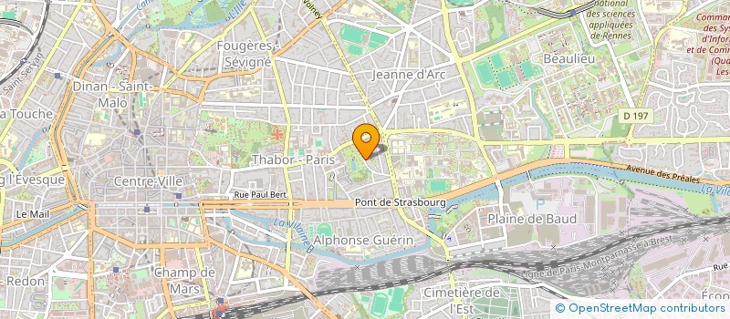 localisation de l'entreprise SC FAGGE  RENNES