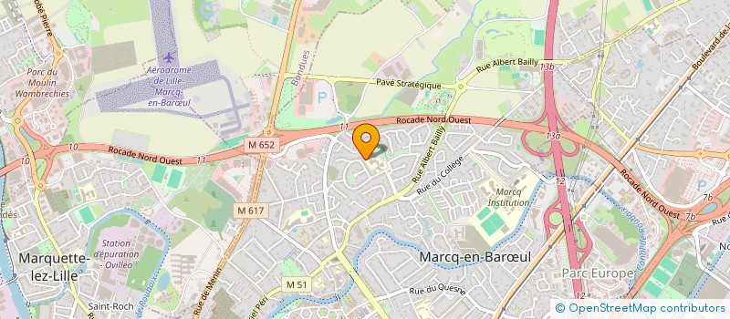 localisation de l'entreprise SC FAMILIA 59 à MARCQ-EN-BARŒUL