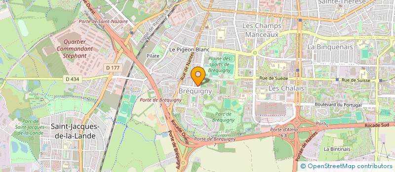 localisation de l'entreprise SC FAMILIALE RIVATON  RENNES