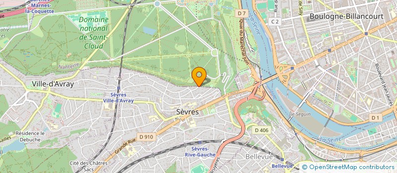 localisation de l'entreprise SC FAMILLE AYMONIER C à SEVRES
