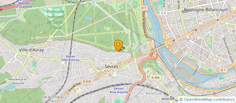 localisation de l'entreprise SC FAMILLE AYMONIER V à SEVRES