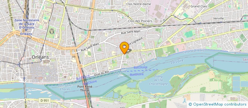 localisation de l'entreprise SC. FAMILLE B & A à ORLEANS