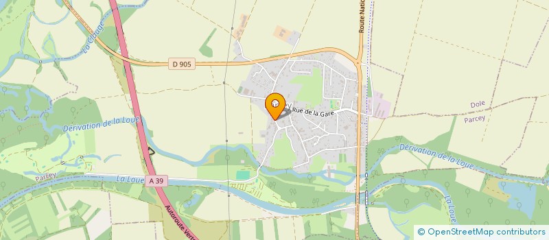 localisation de l'entreprise SC FAMILLE CALINON  PARCEY