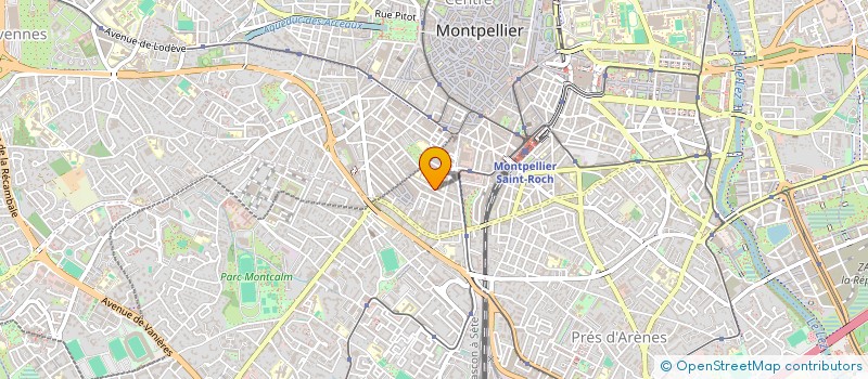 localisation de l'entreprise SC FAMILLE DESCHAMPS à MONTPELLIER