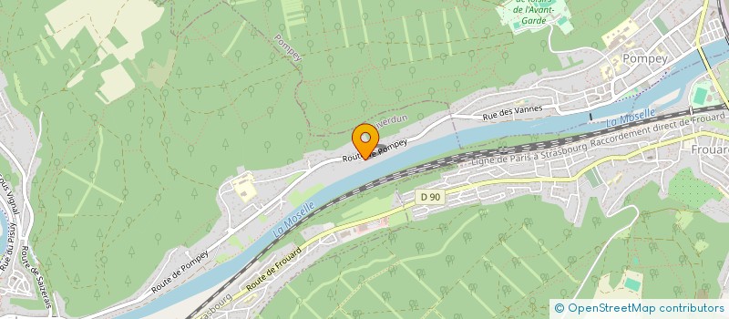 localisation de l'entreprise SC FAMILLE THIRIET-POINSARD  LIVERDUN