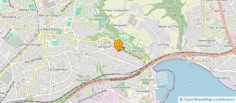 localisation de l'entreprise SC FAMILY PHILIPPE INVEST à BREST