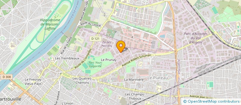 localisation de l'entreprise SC FAROS  SARTROUVILLE