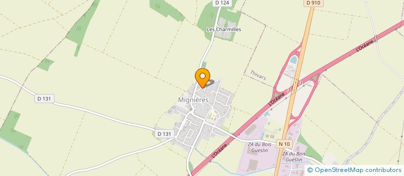 localisation de l'entreprise SC FASA à MIGNIERES