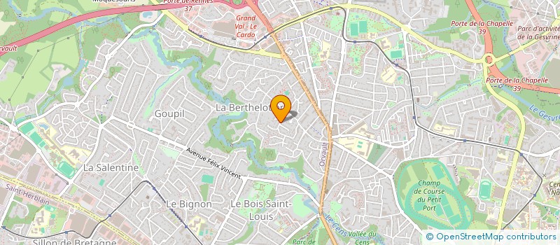 localisation de l'entreprise SC FAVRE  ORVAULT