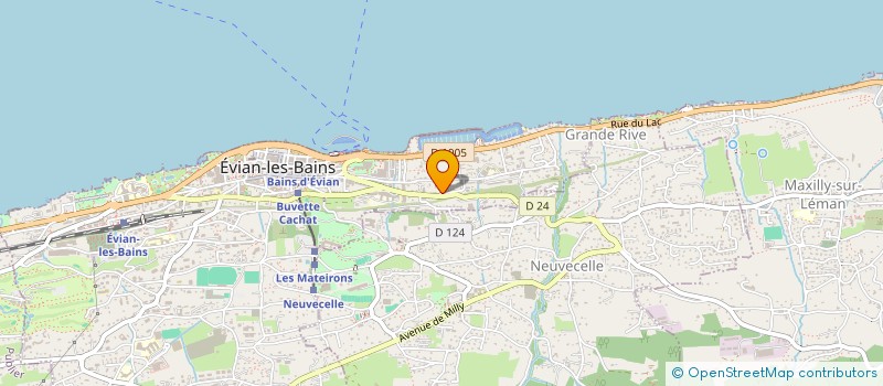 localisation de l'entreprise SC FAY LEGUY  EVIAN-LES-BAINS