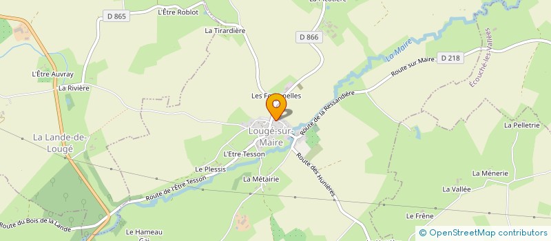 localisation de l'entreprise SC FD2MG à LOUGE-SUR-MAIRE