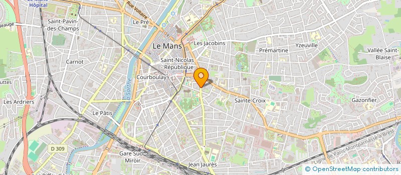 localisation de l'entreprise SC FEDERAIV  LE MANS