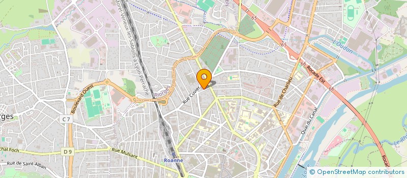 localisation de l'entreprise SC FENICE  ROANNE