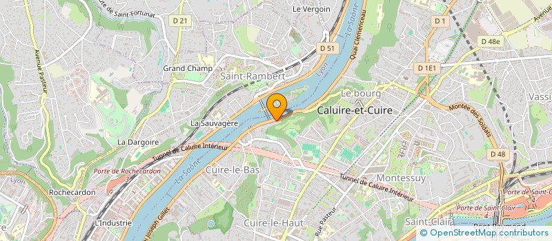 localisation de l'entreprise SC FENIERES  CALUIRE-ET-CUIRE