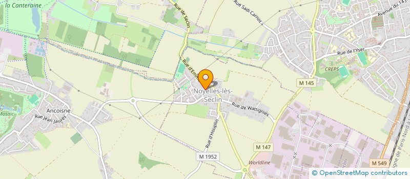 localisation de l'entreprise SC FERET INVEST  NOYELLES-LES-SECLIN