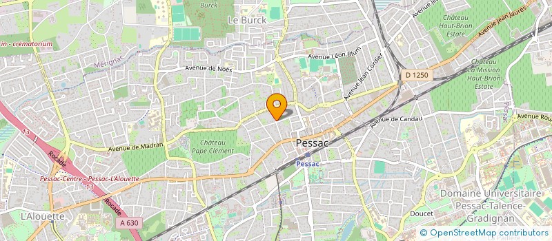 localisation de l'entreprise SC FERNANDE  PESSAC