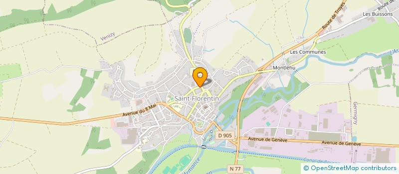 localisation de l'entreprise SC FERNANDES-DOUCET  SAINT-FLORENTIN