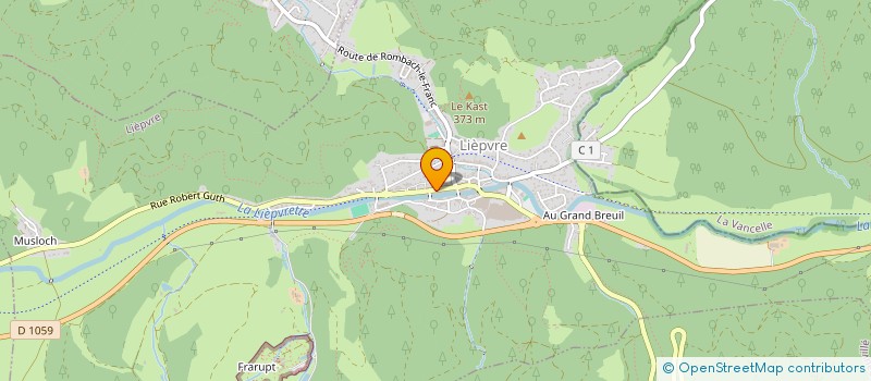 localisation de l'entreprise SC FEST  LIEPVRE