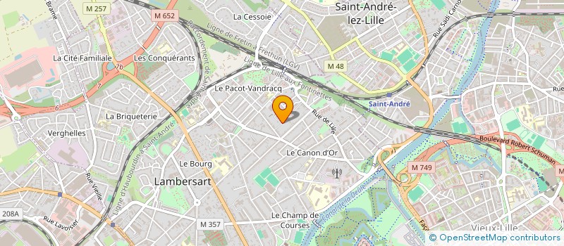 localisation de l'entreprise SC FFTI à LAMBERSART