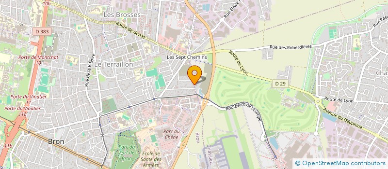 localisation de l'entreprise SC FILCAKRIS  BRON