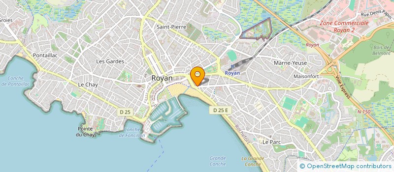 localisation de l'entreprise SC FILLOPER  ROYAN