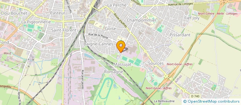 localisation de l'entreprise SC&FILS  NIORT