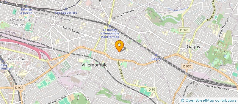 localisation de l'entreprise SC FINANCES  VILLEMOMBLE