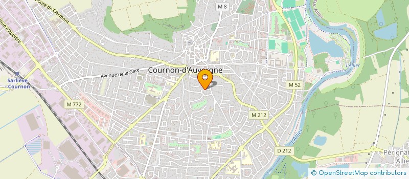 localisation de l'entreprise SC FINANCIERE CHAMBRIAS  LE CREST