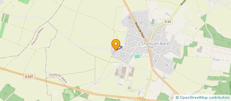 localisation de l'entreprise SC FINANCIERE CPM  CHAILLY-EN-BIERE