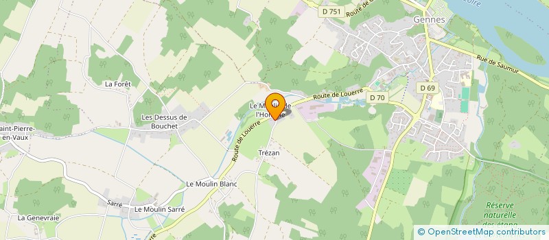 localisation de l'entreprise SC FINANCIERE JP LEJEUNE à GENNES-VAL-DE-LOIRE