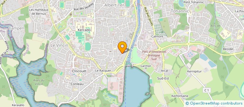 localisation de l'entreprise SC FINANCIERE SKIATHOS à VANNES