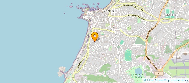localisation de l'entreprise SC FINCA à BIARRITZ
