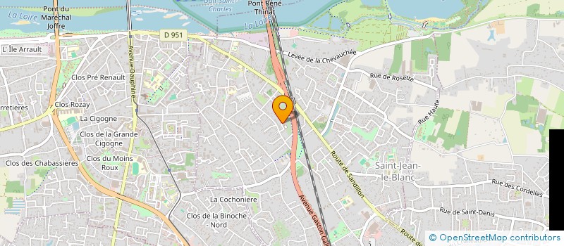 localisation de l'entreprise SC FLASH  SAINT-JEAN-LE-BLANC