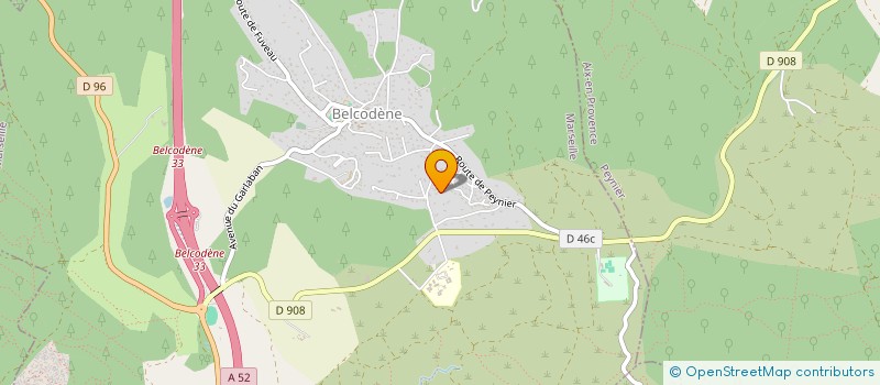 localisation de l'entreprise SC FLAURALINETIS  BELCODENE