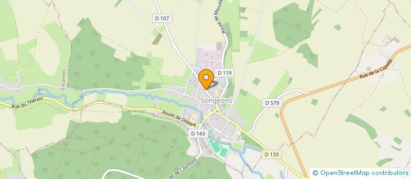 localisation de l'entreprise SC FLEURQUIN & CO  SONGEONS