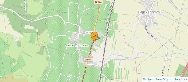 localisation de l'entreprise SC FLORIAN JACQUOT  VOSNE-ROMANEE