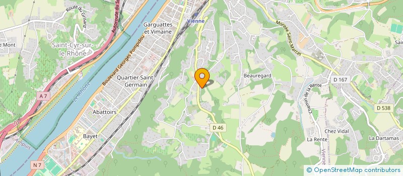 localisation de l'entreprise SC FMB L'ALLIANCE  VIENNE