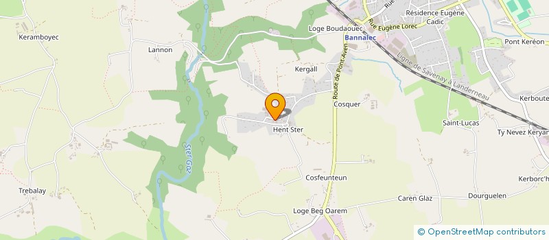 localisation de l'entreprise SC FMC  BANNALEC