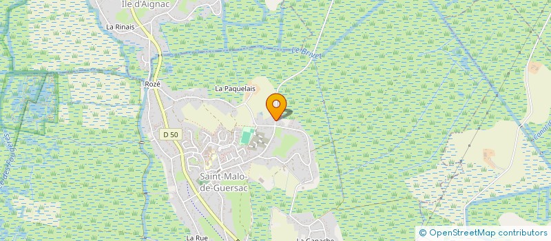 localisation de l'entreprise SC FONCIER INVESTISSEMENTS  SAINT-MALO-DE-GUERSAC