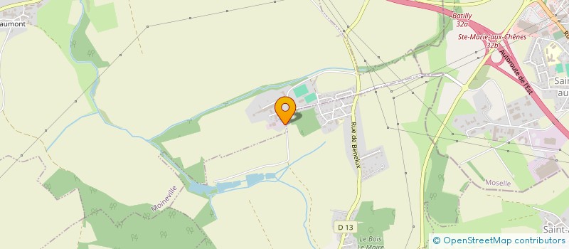 localisation de l'entreprise SC FORGE  MOINEVILLE