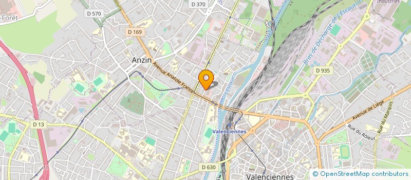 localisation de l'entreprise SC FORMATION PREVENTION SECOURS à VALENCIENNES