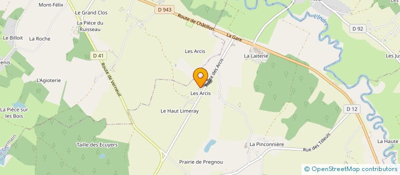 localisation de l'entreprise SC FOURCROY SAINT JUNIEN  VERNEUIL-SUR-INDRE