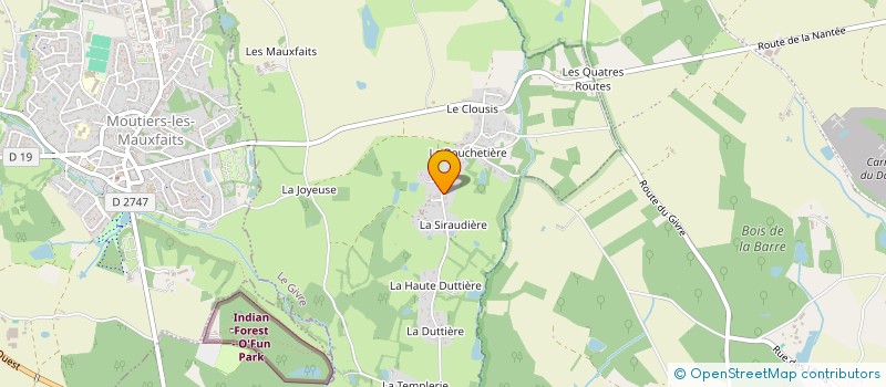 localisation de l'entreprise SC FPM  LE GIVRE