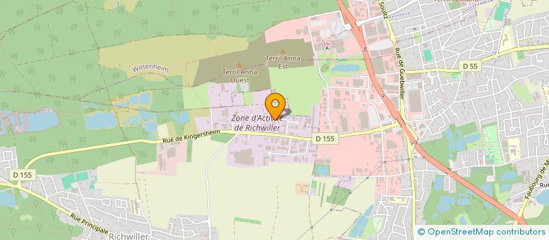 localisation de l'entreprise SC FRANGE  RICHWILLER